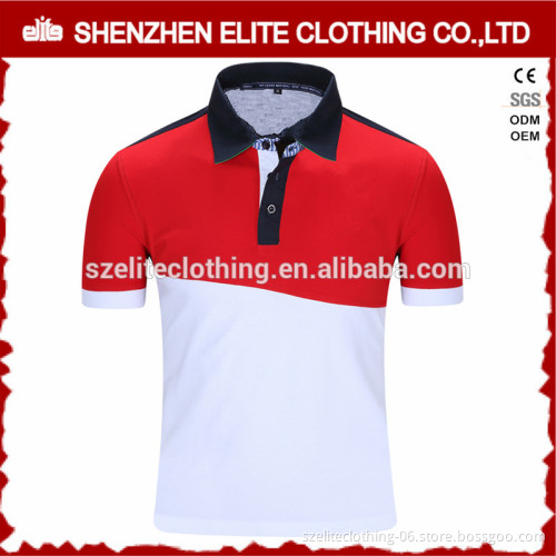 Top Quality Fancy Red and White polo t- shirt for Mens